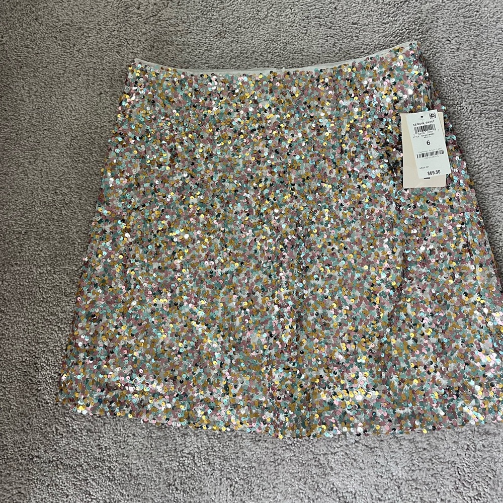 NWT Sequined Mink Skirt